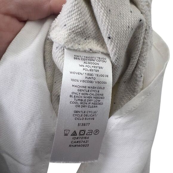 Nwt Ann Taylor LOFT Speckled Sweater in Light Grey with 3/4 Sleeves, Size small - Picture 6 of 12